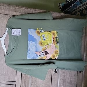 Sponge Bob cut shirt